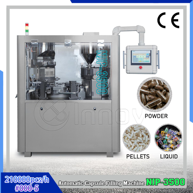 Полностью автоматический капсулонаполнитель NJP-3500 — высокая точность и сертификация CE